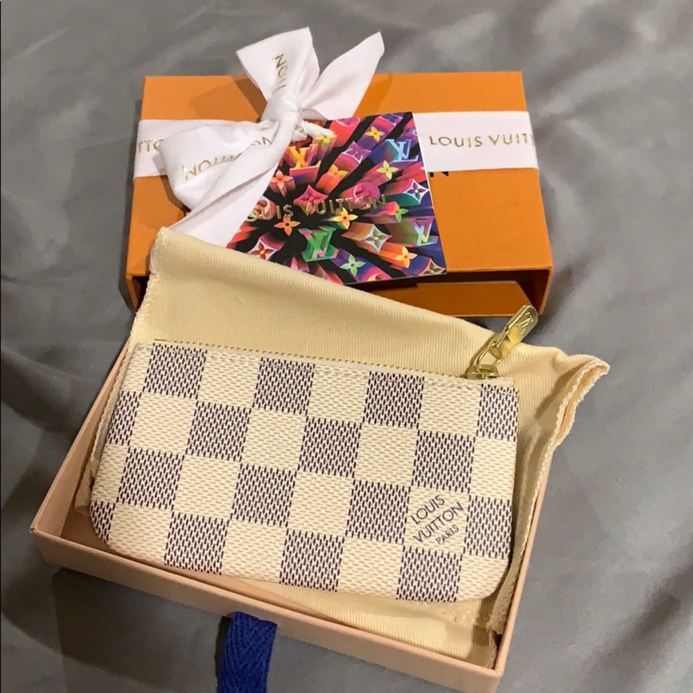 Louis Vuitton Key Pouch damier azur